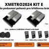 XMetro2024 KitE - sada podzemních pohonů pro křídlovou bránu